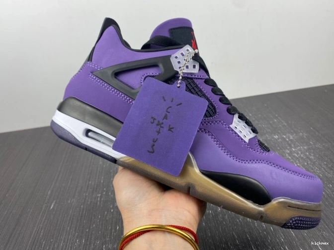 Rep MAX Purple 766296 Jordan Retro 4 Travis Family) and (Friends LN4 Scott 0810